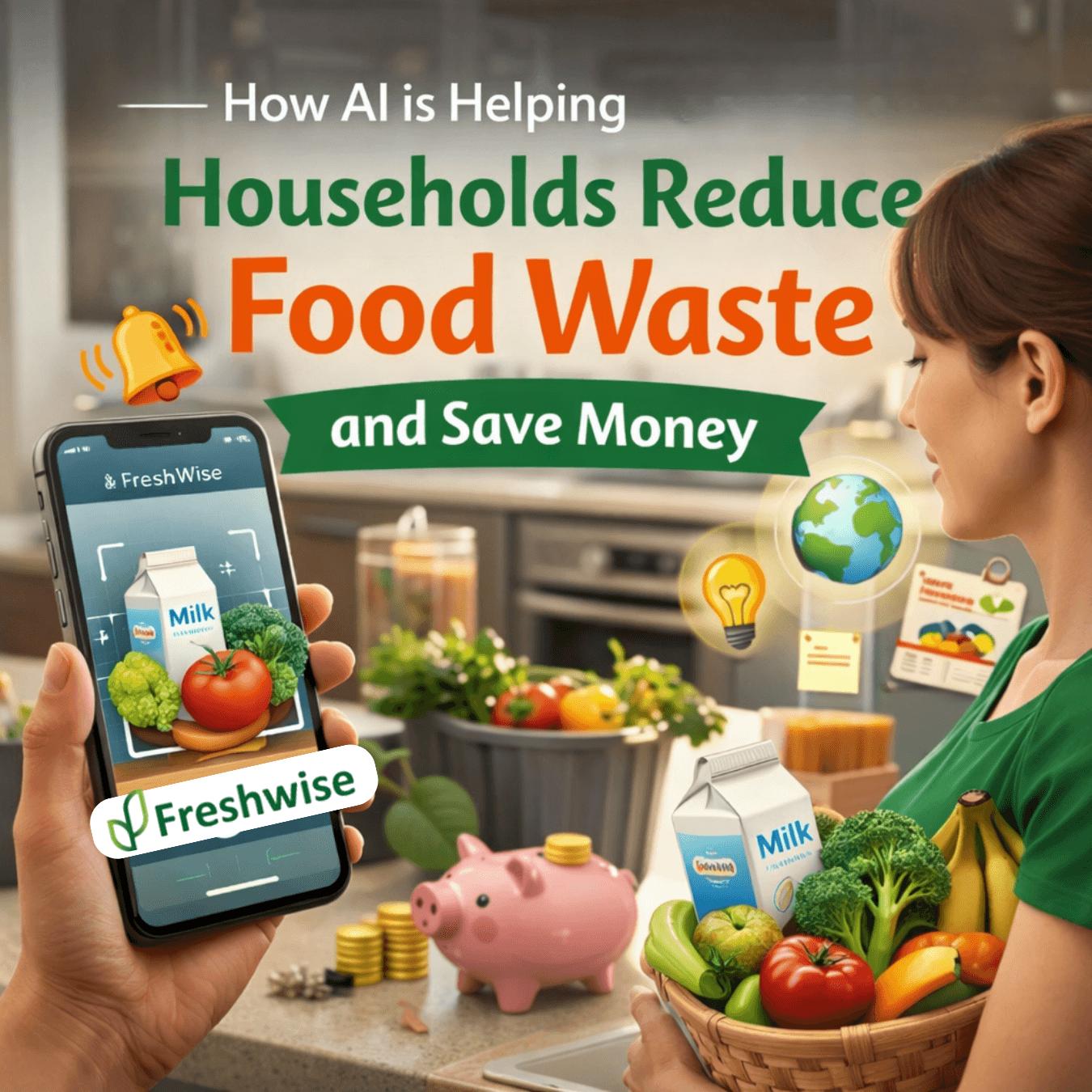 How AI Is Helping Households Reduce Food Waste and Save Money - Freshwise Blog Article