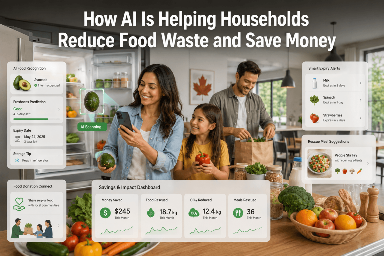 How AI Is Helping Households Reduce Food Waste and Save Money - Freshwise Blog Article